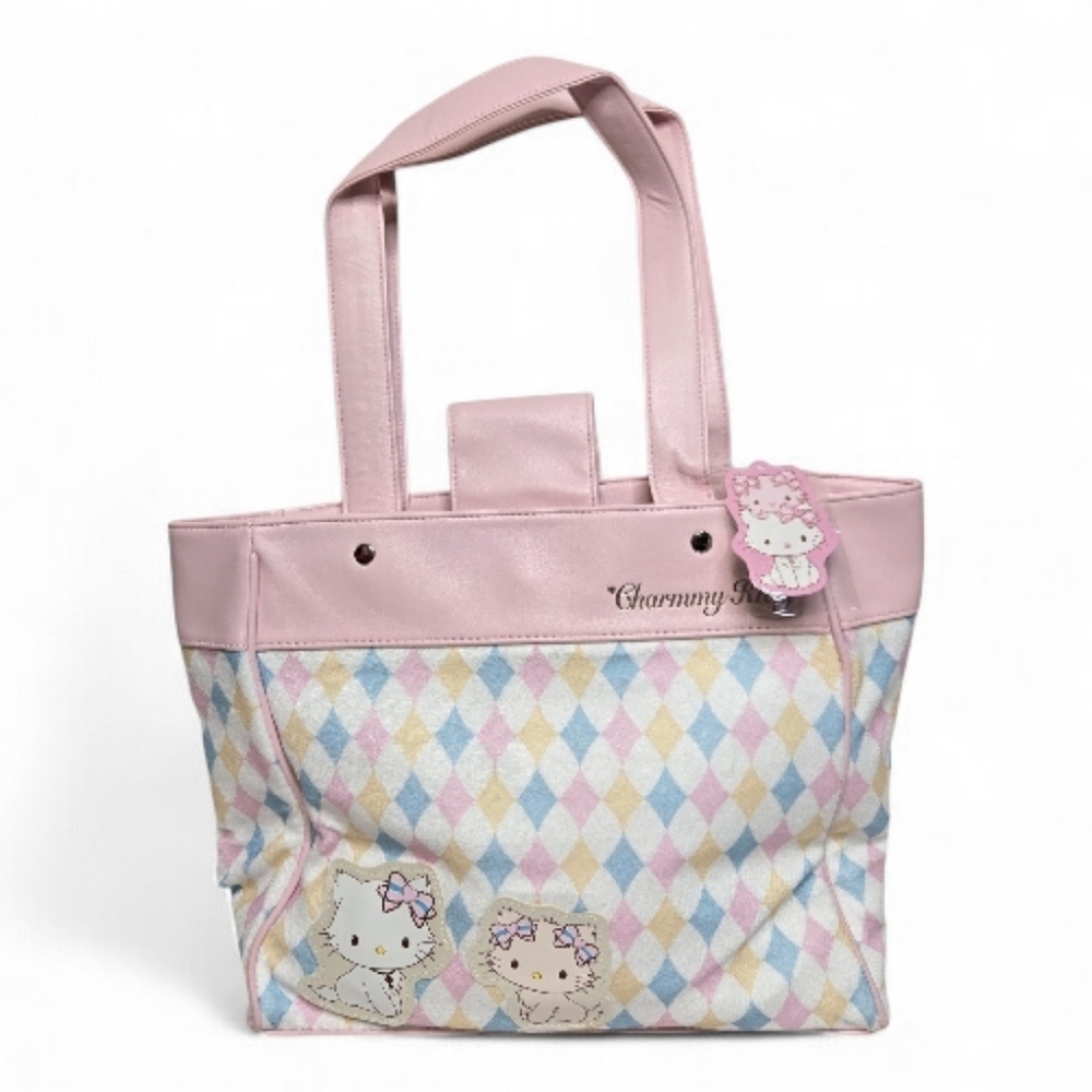 NEW Vintage Y2K Sanrio Charmy Kitty kawaii‎ tote bag purse RARE